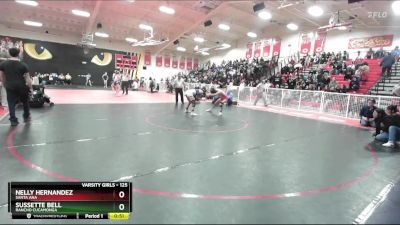 125 lbs Cons. Semi - Sussette Bell, Rancho Cucamonga vs Nelly Hernandez, Santa Ana