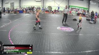 53 lbs Round 3 (4 Team) - Kolton Smith, Backyard Brawlers vs Paxton Holcombe, Team Palmetto