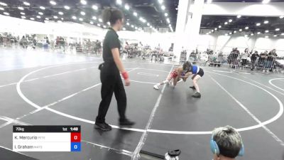 70 kg Rr Rnd 1 - Kingston Mercurio, Peterson Grapplers vs Isabella Graham, Matsu Matmen