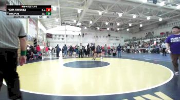 145 lbs Cons. Round 5 - Mia Poe, San Leandro vs Ema Vasquez, Clear Lake