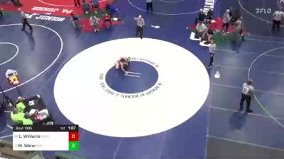 192 lbs Round Of 16 - Lucian Williams, South Side vs Michael Wano, River Valley