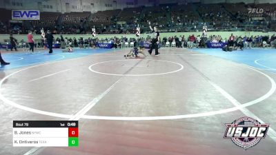 64 lbs Consi Of 4 - Braylen Jones, Newcastle Youth Wrestling vs Kinsley Ontiveros, Texas Elite Wrestling