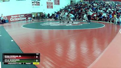 120 lbs Quarterfinal - Kyle Scavuzzo, Highland (Medina) vs Ryan Morgan Jr., Archbishop Alter