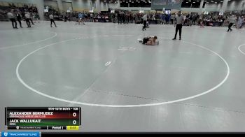 106 lbs Cons. Round 7 - Alexander Bermudez, Grindhouse Wrestling Club vs Jack Wallukait, Iowa