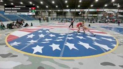 118 lbs 5th Place Match - Nevada McMahon, Individual vs Kimber Baker, Spearfish