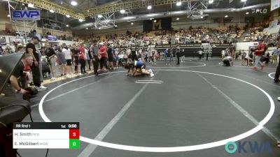 110 lbs Rr Rnd 1 - Holden Smith, Piedmont vs Easton McGilbert, Midwest City Bombers Youth Wrestling Club