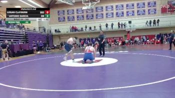 285 lbs Champ. Round 1 - Antonio Garcia, Corban University vs Logan Clayburn, Southwestern Oregon Community College