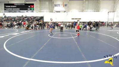 128 lbs Semifinal - Carter Sgouris, Cazenovia Wrestling Club vs Ryan Stufft, Fulton Wrestling