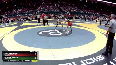 D2-138 lbs Cons. Round 1 - Jordan Cook, Wauseon vs Dominic Bates, John Glenn