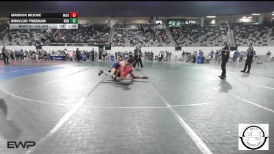 133 lbs 3rd Place - Maddox Moore, Husky Wrestling Club vs Braylon Freeman, Bristow