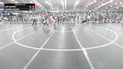 120 lbs Round Of 32 - Sam Gosnell, NC vs Dawsen Hudson, OH