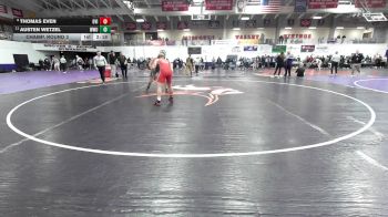 184 lbs Champ. Round 3 - Austen Wetzel, William Woods University vs Thomas Even, Grand View (Iowa)