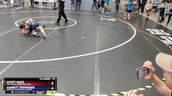 70 lbs 2nd Place Match - Wyatt Wade, Mid Valley Wrestling Club vs Garrett Ensminger, Interior Grappling Academy