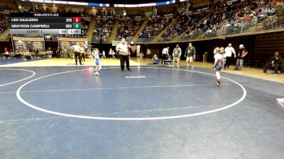 55 lbs Consy 1 - Leo DAulerio, Springfield Delco vs Grayson Campbell, Union