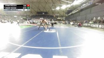 Boys 1A 175 lbs Cons. Round 5 - Jobany Macias, Wapato vs Ryder Wolcott, Riverside