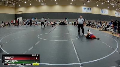 92 lbs Round 9 (10 Team) - Arlo Dye, Irontide vs Troy McEwen, Full Circle