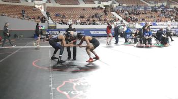 140-D1 Champ. Round 1 - Isaiah Landavaso, Sunnyside High School vs Ezariah Torres, Highland High School