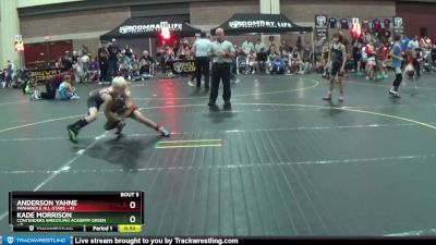 82 lbs Round 2 (6 Team) - Kade Morrison, Contenders Wrestling Academy Green vs Anderson Yahne, Panhandle All-Stars