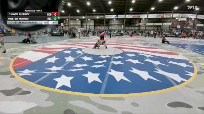 1st Place Match - Knox Bussey, Windy City Wrestlers vs Kolter Maher, Dickinson Wrestling Club