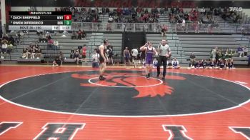 190 lbs Quarterfinal - Owen Difederico, Burlington vs Zach Sheffield, Newton
