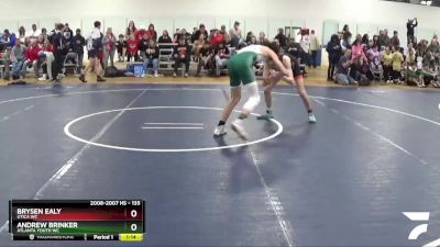 135 lbs Champ. Round 2 - Andrew Brinker, Atlanta Youth WC vs Brysen Ealy, Utica WC