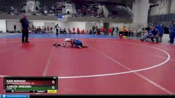 75 lbs Semis & 1st Wrestleback (8 Team) - Carson Driessen, Canby vs Kain Romano, LSH (LeSueur/Henderson)