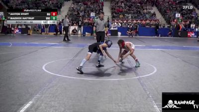 68 lbs Cons. Round 2 - Maddox Hattrup, WWC vs Jaxton Hyatt, Maize