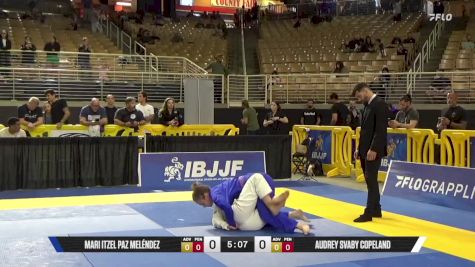 Audrey Svaby Copeland vs Mari Itzel Paz Meléndez 2025 Pan Jiu Jitsu IBJJF Championship