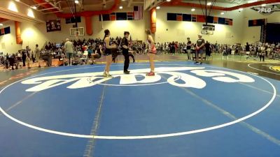 125 lbs Round 3 - Nora Lynch, Williamsburg Wrestling Club vs Maya Castrejon, Legacy Dragons