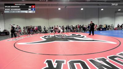 51 lbs Cons. Round 1 - Dylan Anderson, Live Training Wrestling vs Bodey Schweiger, Inland Northwest Wrestling Training Center