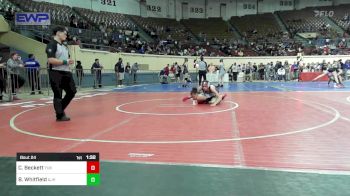 130 lbs Round Of 16 - Chloe Beckett, Yukon vs Brooklyn Whitfield, Altus JH