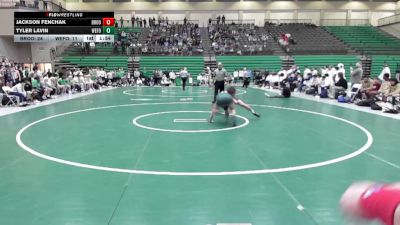 144 lbs 1st & 3rd (16 Team) - Tyler Lavin, West Forsyth vs Jackson Fenchak, Brookwood