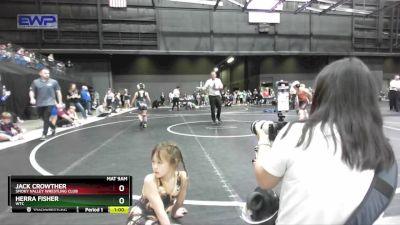 80 lbs Round 2 - Jack Crowther, Smoky Valley Wrestling Club vs Herra Fisher, WTC