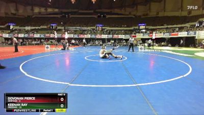 150 lbs Champ Round 1 (16 Team) - Keenan Ray, Freedom vs Dovonan Pierce, Heritage