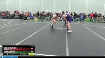 195 lbs Round 2 (8 Team) - Cael Barber, South Dakota Frenzy vs Logan Turner, All Stars