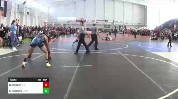 120 lbs Round Of 32 - Noah Chacon, The Club vs Colin Attaway, Team FCA