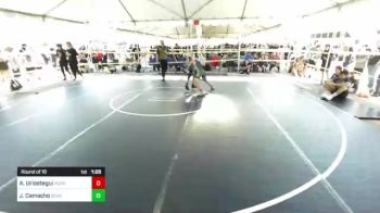 130 lbs Round Of 16 - Aiden Uriostegui, Hurricane Bjj vs Jesus Camacho, Bear Grapplers