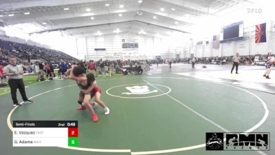 137 lbs Semifinal - Elijah Vazquez, Eastvale Elite WC vs Giovanni Adame, NM Royalty