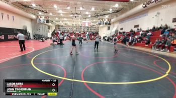 120 lbs 1st Place Match - Jacob Ness, Castle View vs John Timmerman, Chaparral