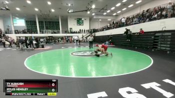 150 lbs Champ. Round 2 - Myles Hensley, Cody vs Ty Albaugh, Torrington