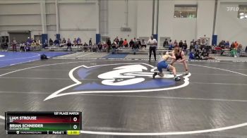 165 lbs 1st Place Match - Brian Schneider, Elizabethtown vs Liam Strouse, RIT