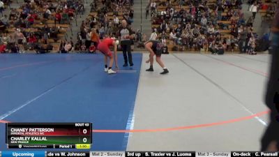 160 lbs Round 2 - Chaney Patterson, Immortal Athletics WC vs Charley Kallal, New Prague