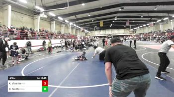 43 lbs Semifinal - King Vicente, Izzy Style NM Beast vs Ryker Smith, Cornerstone WC
