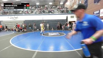 102 lbs Champ. Round 2 - Waycen Gillette, 208 Spartan WC vs Jacob Jones, All In Wrestling Academy