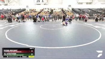 120 lbs Semifinal - Ryder Reichert, Alexander Tri-Town Wrestling vs Eli Doxstader, Golden Knights Wrestling Club Inc