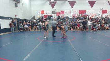 170 lbs Cons. Round 1 - Jessica Clarke, River Ridge vs Alicia Lopez Mendez, Mark Morris (Girls)