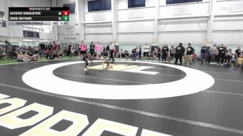 B-65 lbs Quarterfinal - Jaxson Singleton, OH vs Zeke Snyder, PA