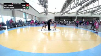 55 lbs Rr Rnd 3 - Lucy Farrar, CT Whale Girls vs Tyanna Evans, MGW Coral Cuties