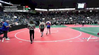 209 lbs Champ. Round 1 - Michael Hamsher, GAW1 vs Jacob Anderson, Unattached