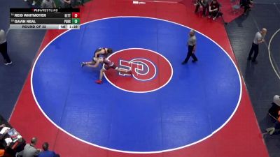 172 lbs Round Of 32 - Reid Whitmoyer, Gettysburg vs Gavin Neal, Punxsutawney